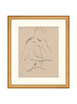 Seated Figure - HJART0274 - GLD - 12x14