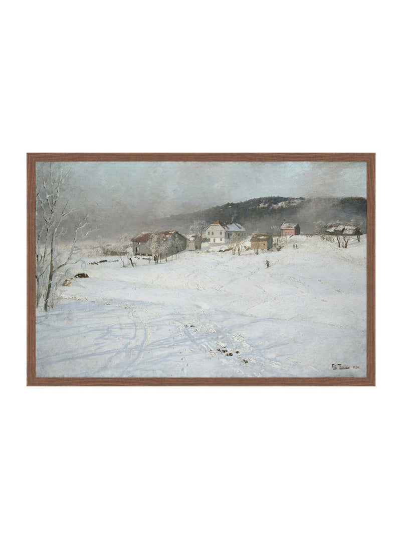 Snowbound Village - HJART0074 - WLN - 20x30