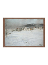 Snowbound Village - HJART0074 - WLN - 14x20