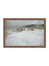 Snowbound Village - HJART0074 - WLN - 11x16