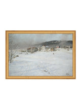 Snowbound Village - HJART0074 - GLD - 11x16