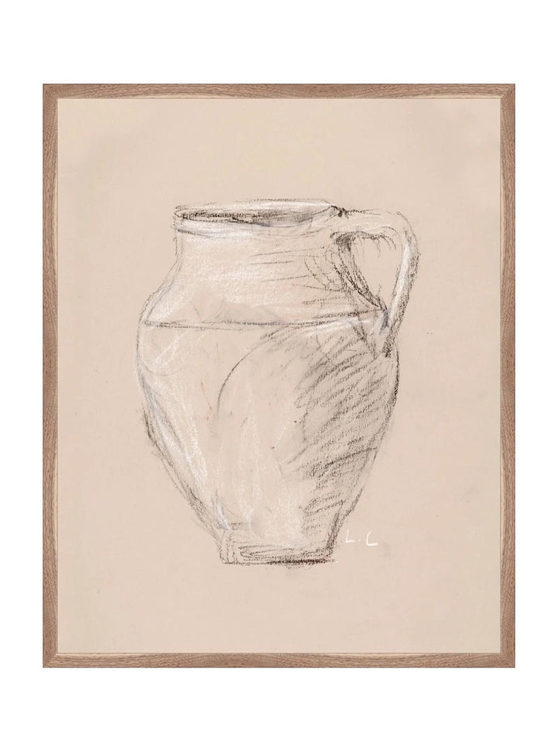 Vase Drawing - HJART0278 - WLN - 24x30