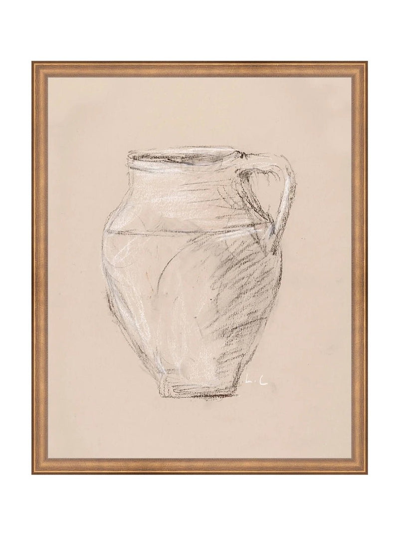 Vase Drawing - HJART0278 - BNZ - 16x20