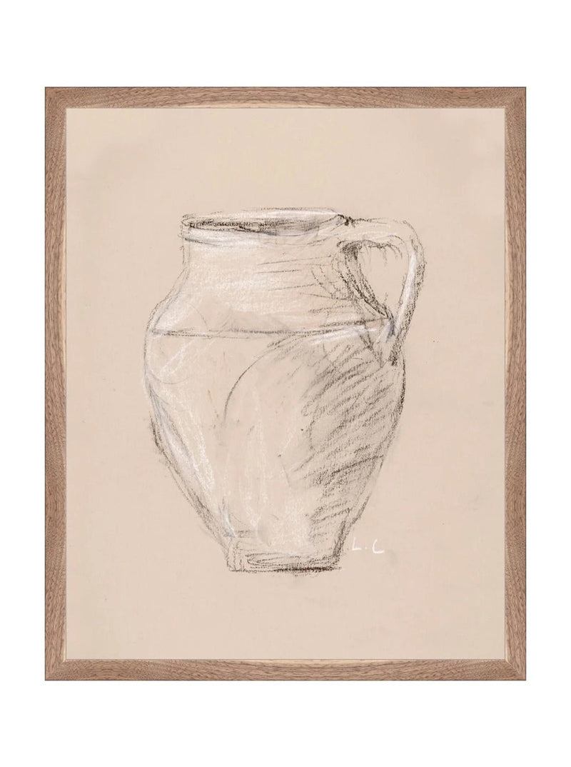 Vase Drawing - HJART0278 - WLN - 16x20