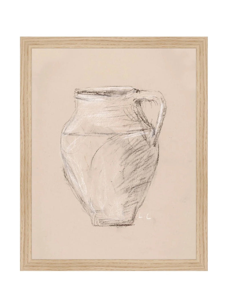 Vase Drawing - HJART0278 - OAK - 8x10