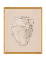 Vase Drawing - HJART0278 - GLD - 16x20