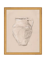 Vase Drawing - HJART0278 - GLD - 11x14