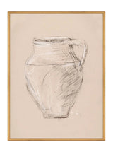 Vase Drawing - HJART0278 - GLD - 30x40