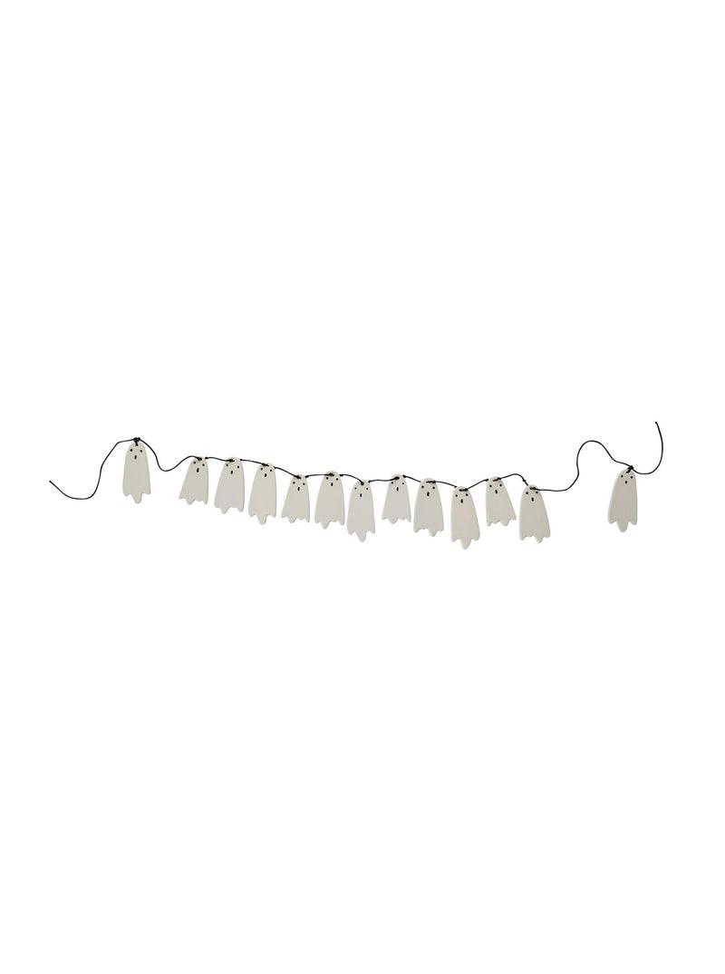 Ceramic Ghost Garland