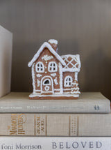 Lighted Gingerbread House Ornaments